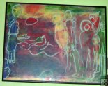 Cuban Artist Rene Gallardo The Other World Painting