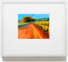 Fine Art Gicl�e Vineyard Print "Dusty Road and Vines"