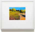 Fine Art Gicl�e Vineyard Print "Clover and Poppies"