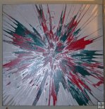 Walter Robinson Mad Impulses Spin-art Painting 1985