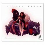 Adam Hughes Marvel Scarlet Witch Signed Lithograph - Unframed