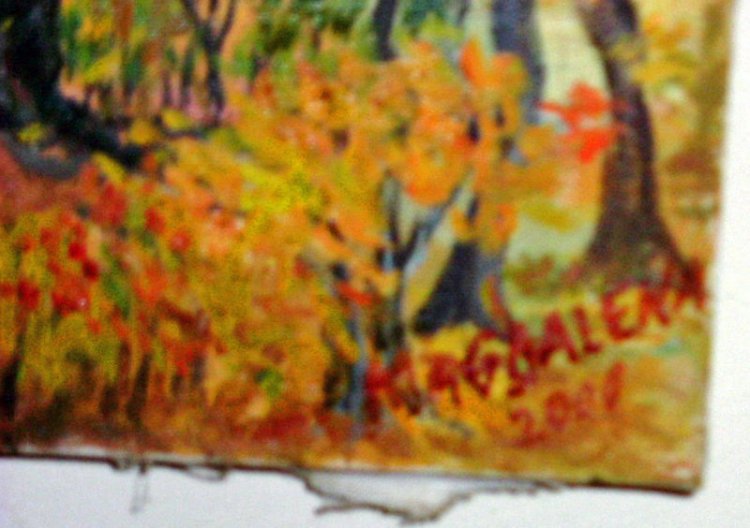 Romanian Artist Magdalena Soltuz Autumn Dream Painting - Click Image to Close