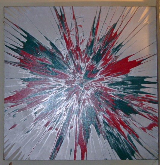 Walter Robinson Mad Impulses Spin-art Painting 1985 - Click Image to Close