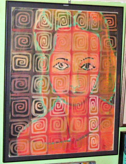 Cuban Artist Rene Gallardo Carmens Allure Painting - Click Image to Close
