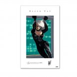 Adam Hughes Marvel Black Cat Lithograph - Unframed