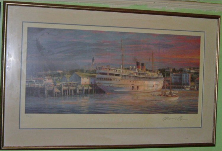 Michael Blaser SS South American at Mackinac Island - Click Image to Close