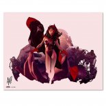 Adam Hughes Marvel Scarlet Witch Signed Glicee - Unframed