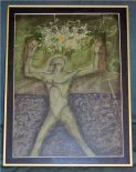 Cuban Artist Alfonso Ariel Oil Painting Birdman